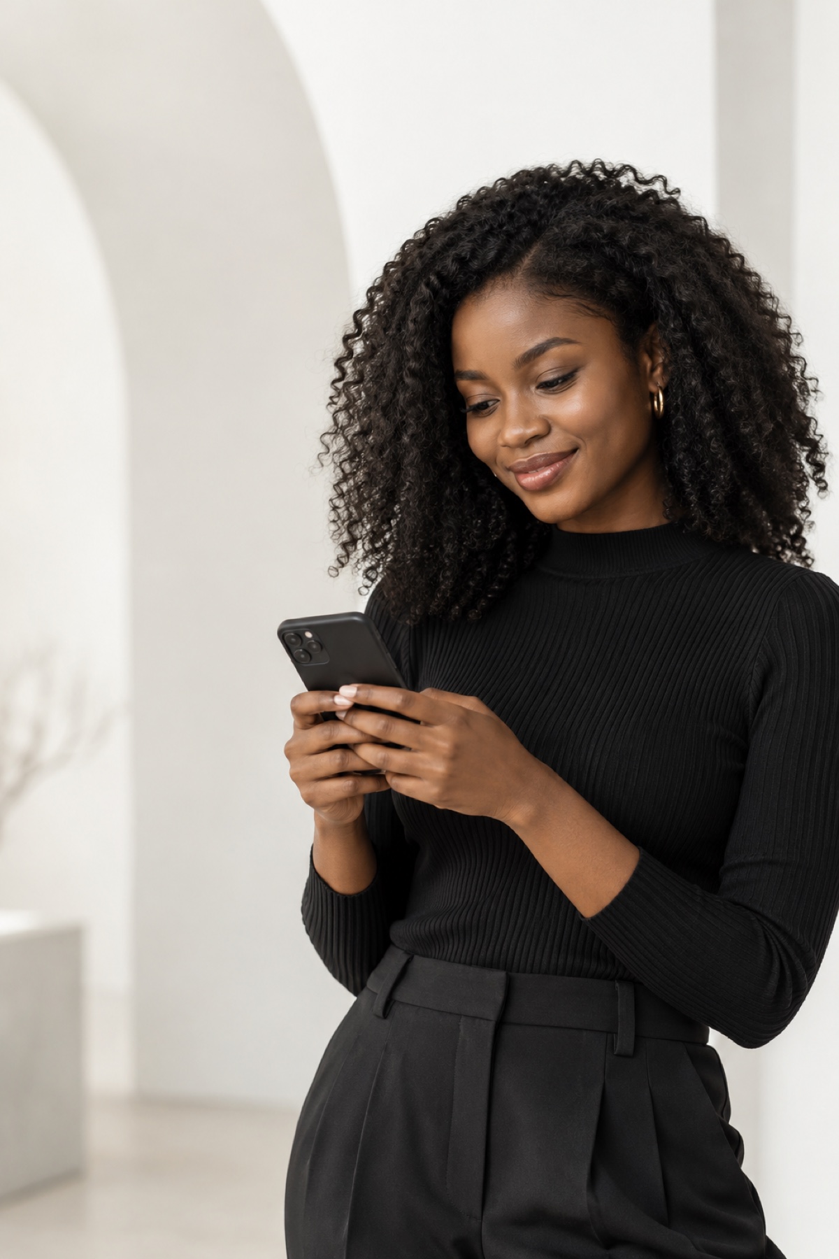 PayConnecX customer using a smartphone